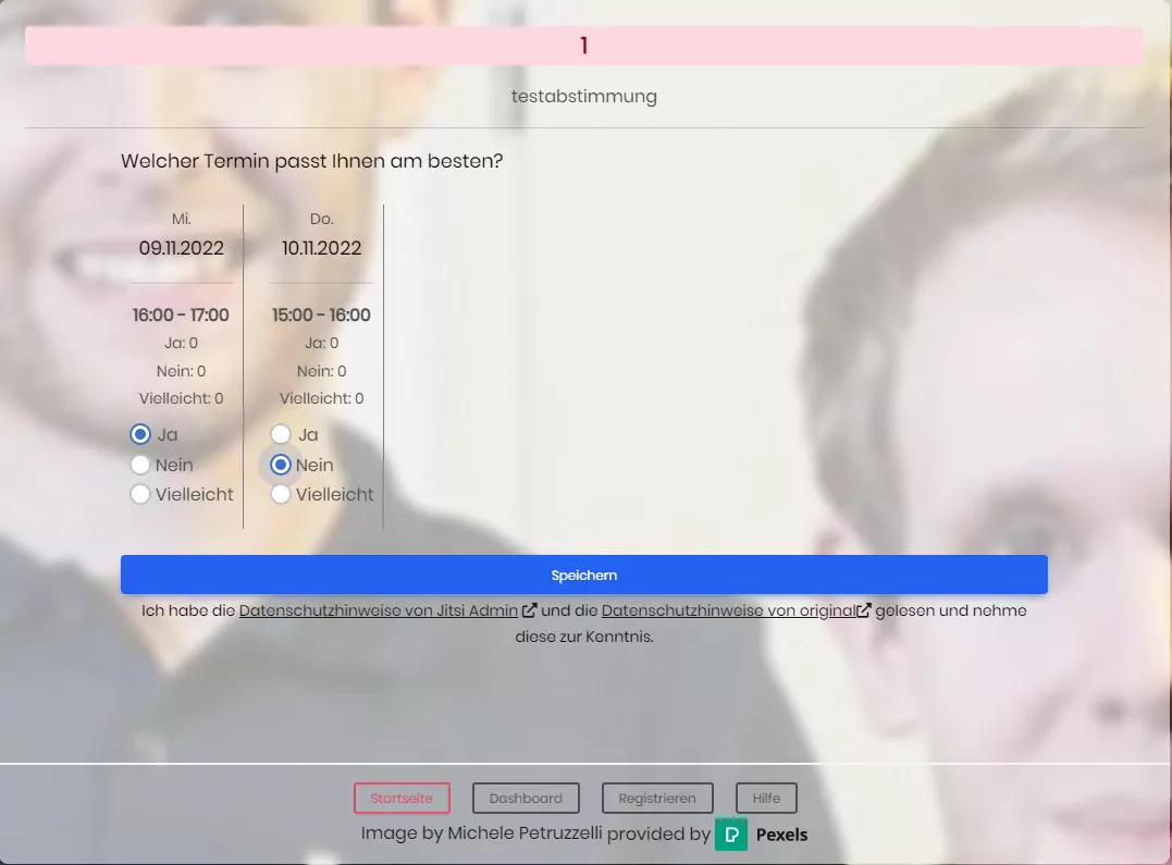 Terminplaner im meetling