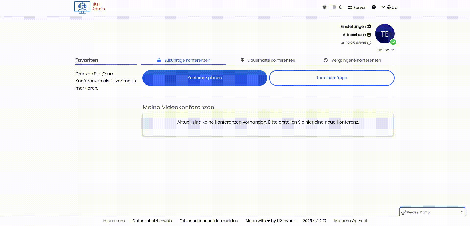 Aufnahme starten und Downloaden