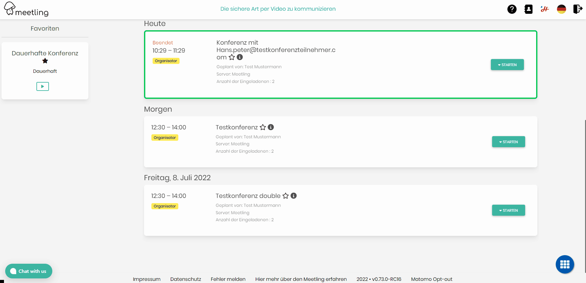 Wie löscht man eine Videokonferenz?