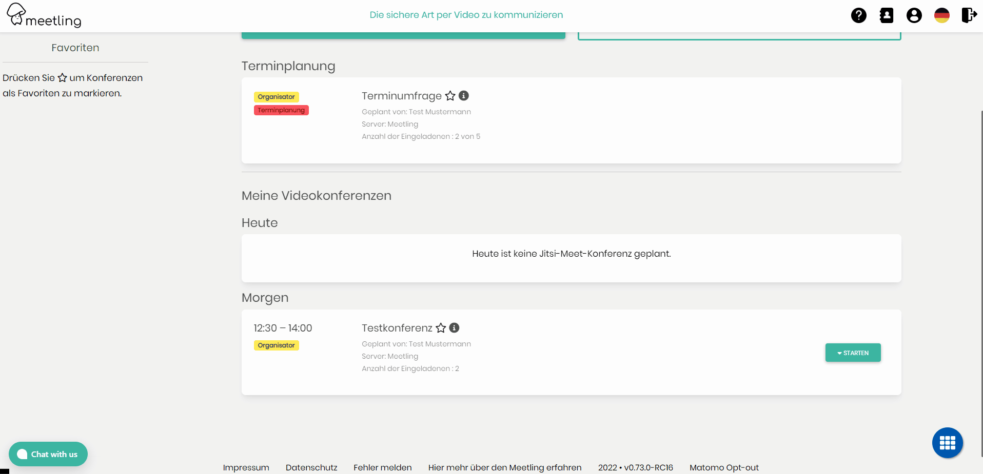 Wie macht man eine Videokonferenz zum Favoriten?