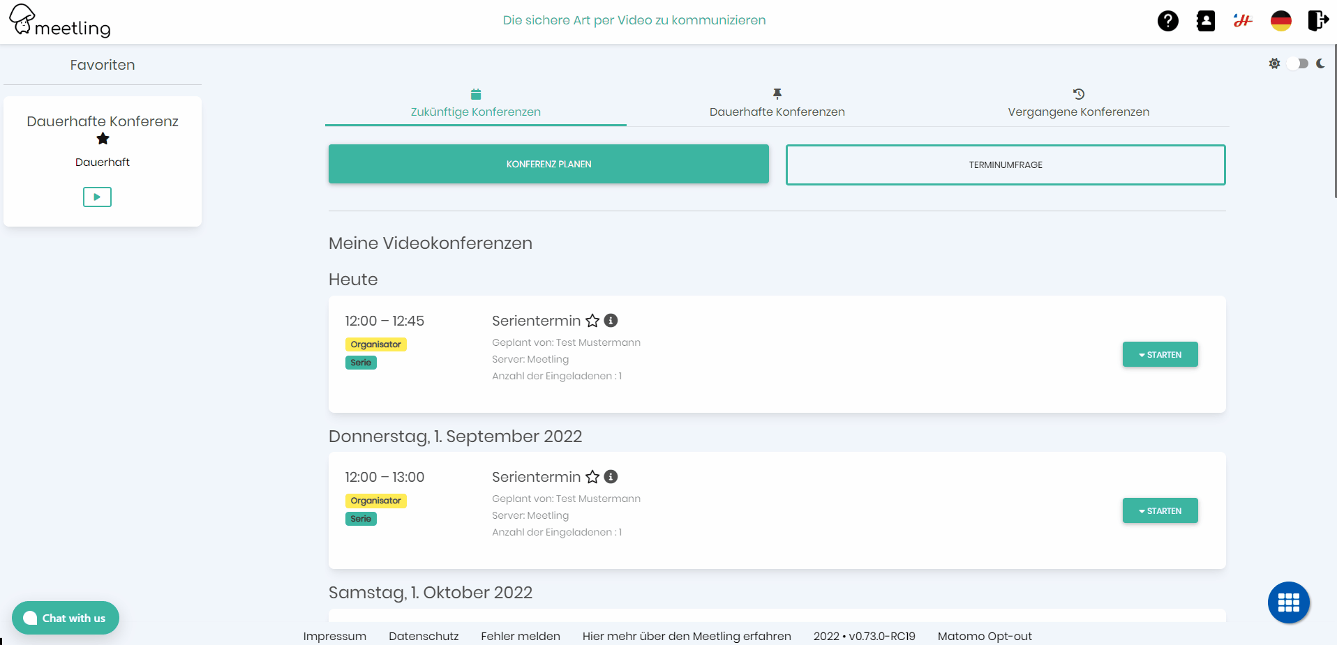 Wie erstellt man eine Videokonferenz mit Selbstregistrierung?